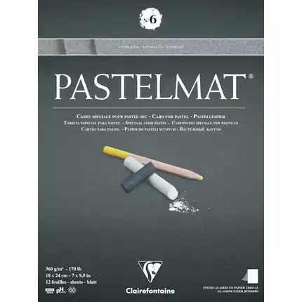 Populair Clairefontaine pastelmat No 6 18 x 24