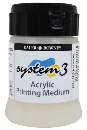 DalerRowney System3 screenprinting Acrylic printing medium 250ml Actieprijs