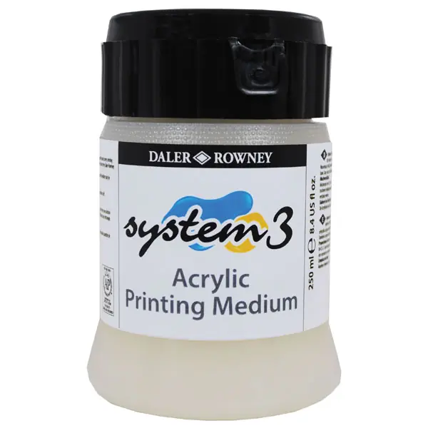 DalerRowney System3 screenprinting Acrylic printing medium 250ml Actieprijs