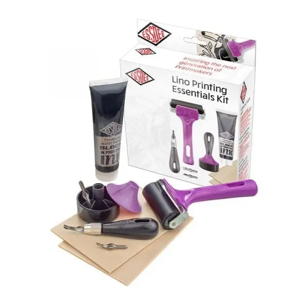 Favoriet Essdee lino printing essentials kit