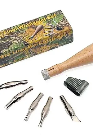 Abig gutsset 0.4mm, houder met 5 mesjes Direct Verzonden
