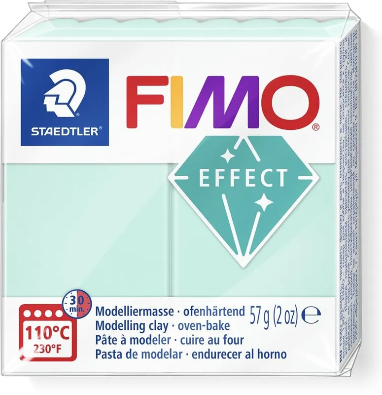Tijdelijk Beschikbaar Staedtler fimo soft klei 57gr – no 505 mint