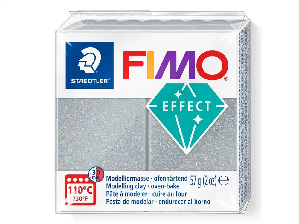 Staedtler fimo klei effect no 081 metallic zilver Alleen Vandaag