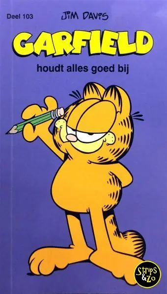 Populair Garfield – Pockets (gekleurd) 103 – houdt alles goed bij