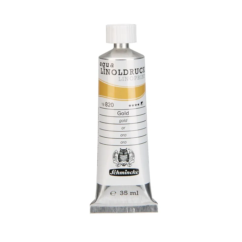 Schmincke aqua linoprint 35ml – 820 gold Gratis Verzending