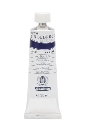Hoge Kwaliteit Schmincke aqua linoprint 35ml – 435 prussian blue