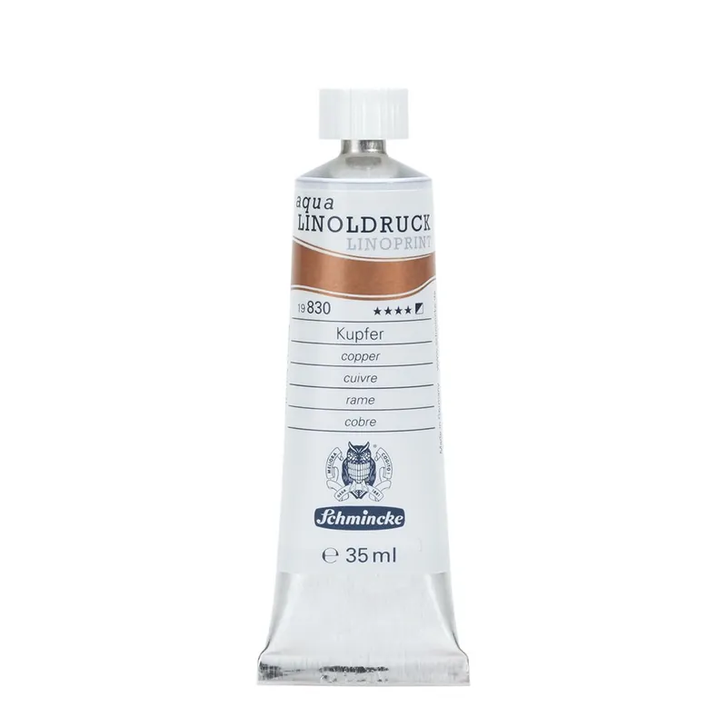 Schmincke aqua linoprint 35ml – 830 copper Laatste Versie