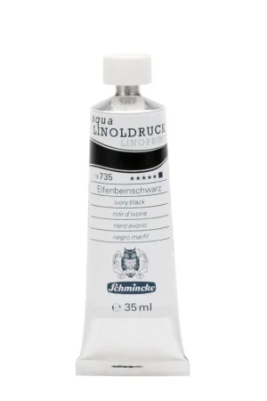Hete Deal Schmincke aqua linoprint 35ml – 735 ivory black