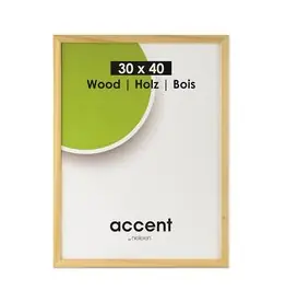 Nielsen Wissellijst accent wood – 30 x 40 natuur Gecertificeerd