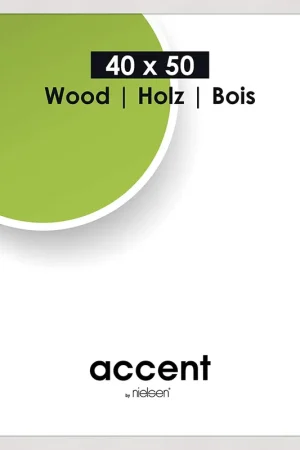 Nielsen wissellijst accent wood A4 – wit Tijdelijk Beschikbaar
