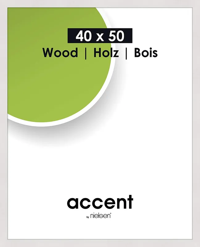 Nielsen wissellijst accent wood A4 – wit Tijdelijk Beschikbaar