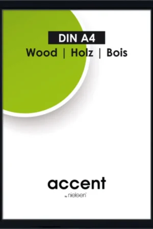 Gratis Retour Nielsen wissellijst accent wood A4 – zwart
