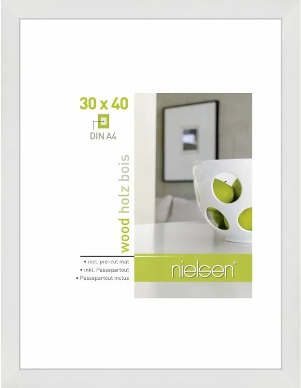 Nielsen wissellijst apollo 30 x 40 wit Weekendaanbieding
