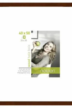 Wissellijst Nielsen Apollo 40×50 weng‚ incl. passe-partout Tijdelijk Beschikbaar