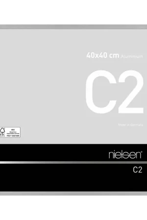 Nielsen wissellijst C2 40 x 40 – zilver Meest Verkocht