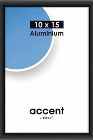 Nielsen wissellijst accent 10 x 15 – aluminium zwart Koop Online