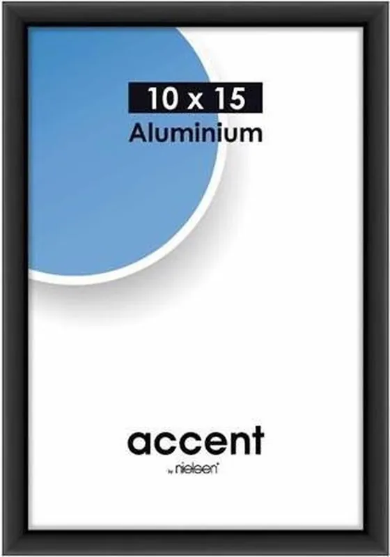 Nielsen wissellijst accent 10 x 15 – aluminium zwart Koop Online