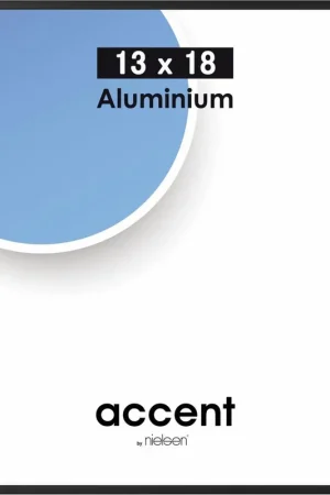 Nielsen wissellijst accent 13 x 18 – aluminium zwart Voordeelprijs