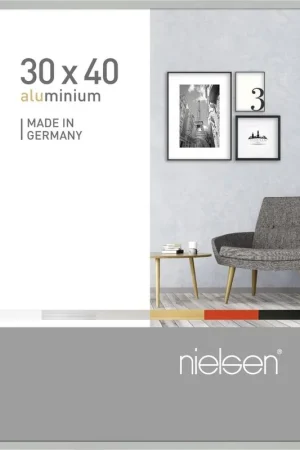 Nielsen wissellijst Pixel 30 x 40 – zilver Fabrieksprijs