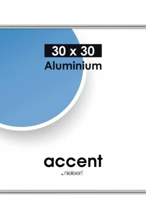 Nielsen wissellijst accent 30 x 30 – zilver glans Direct Verzonden
