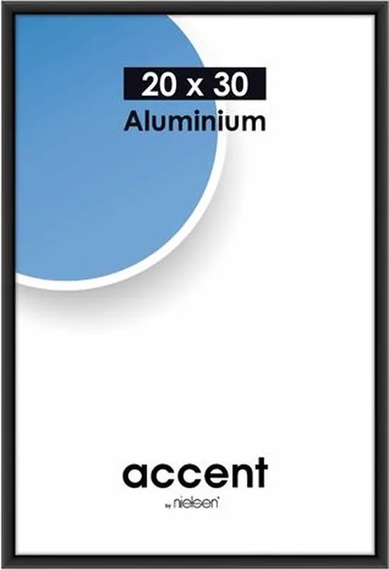 Gratis Retour Nielsen wissellijst accent 20 x 30 – aluminium mat zwart