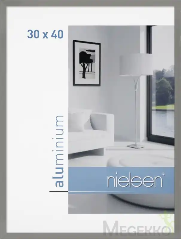 Nielsen wissellijst C2 40 x 40 – donker grijs Weekendaanbieding