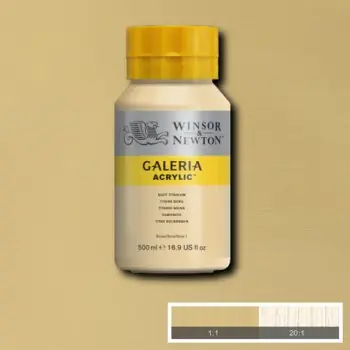 Gereduceerde Prijs Winsor & Newton Galeria acryl 500ml – 060 buff titanium