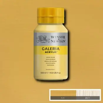 Winsor & Newton Galeria acryl 500ml – 422 naples yellow Korting