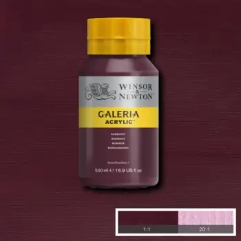 Rechtstreeks Van De Fabrikant Winsor & Newton Galeria acryl 500ml – 075 burgundy