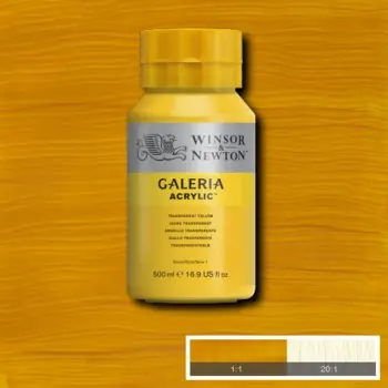 Winsor & Newton Galeria acryl 500ml – 653 transparant yellow Lage Kosten