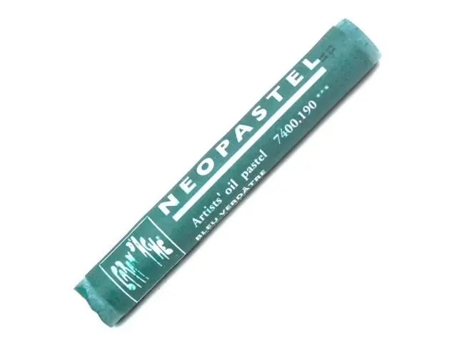 Beperkte Voorraad Caran d'ache neopastel – 190 greenish blue