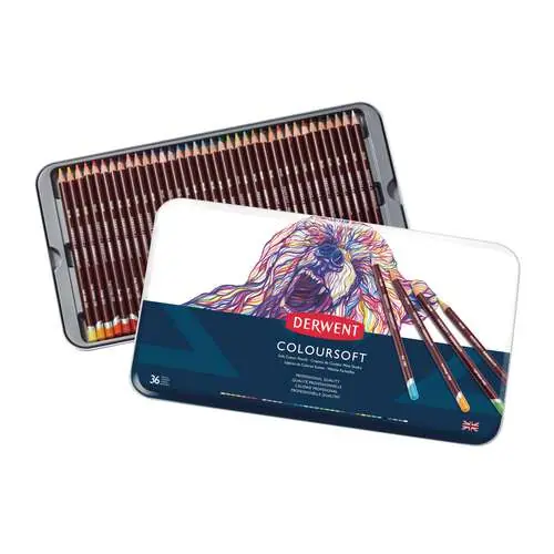 Derwent Coloursoft set 36 Lage Prijs