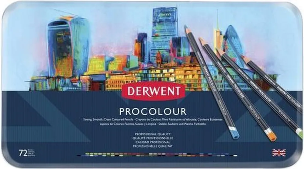 Derwent Procolour set 72 Hete Deal