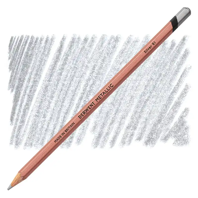 Derwent Metallic – 01 Silver Populair