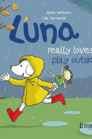 Alleen Vandaag Luna really loves to play outside!