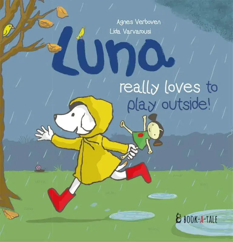 Alleen Vandaag Luna really loves to play outside!