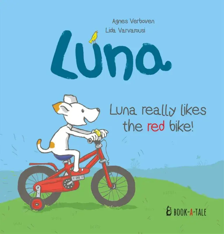 Voordeelprijs Luna really likes the red bike!