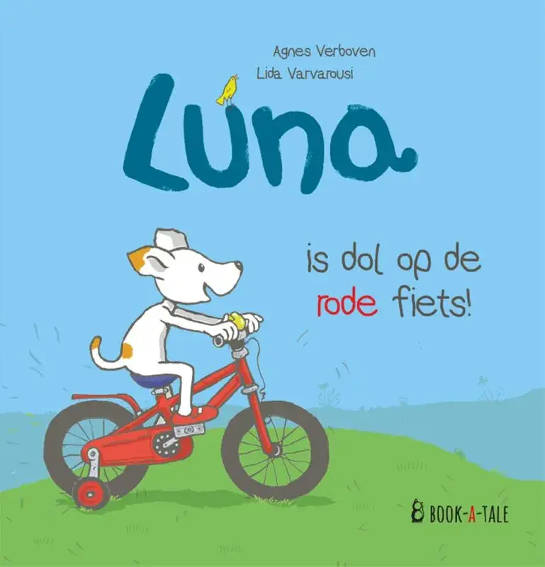 Lage Prijs Luna is dol op de rode fiets
