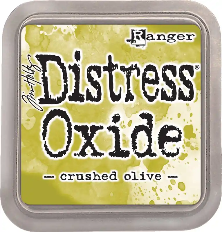 Ranger distress oxide stempelkussen – crushed olive Koop Online