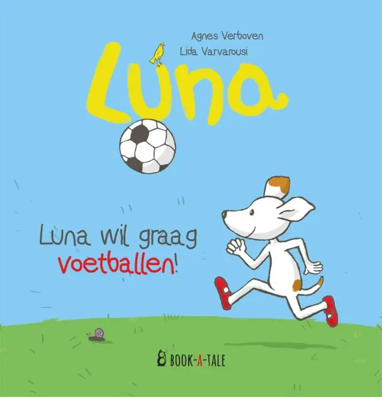 Luna wil graag voetballen! Hoge Kwaliteit