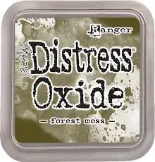 Populair Ranger distress oxide stempelkussen – forest moss