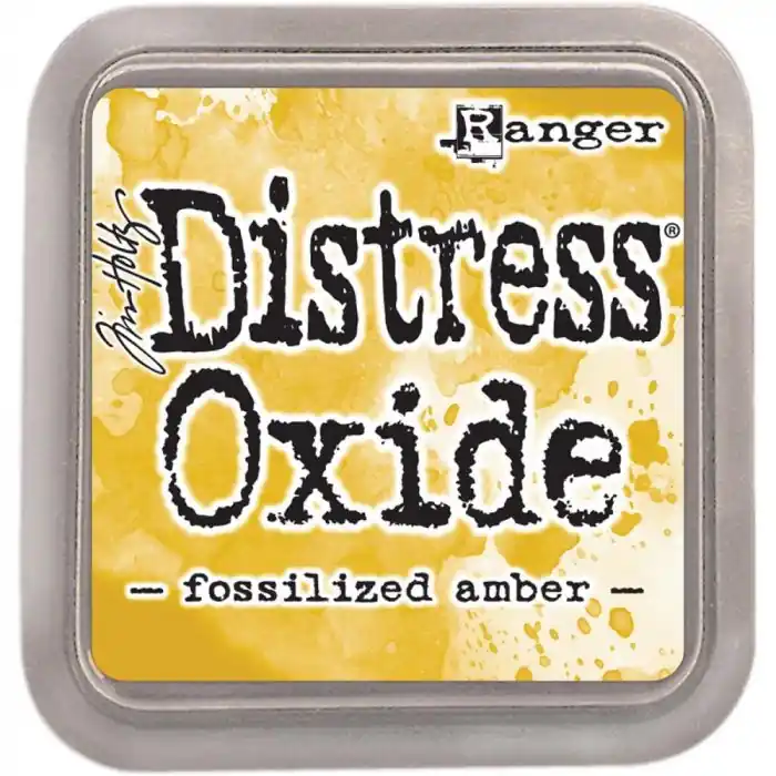 Ranger distress oxide stempelkussen – fossilized amber Alleen Vandaag