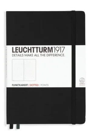 Gratis Retour Leuchtturm1917 medium – dotted – black