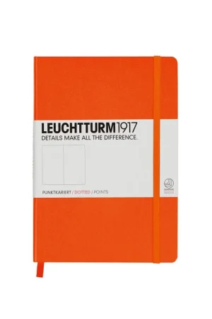 Leuchtturm1917 medium dotted oranje Merkproduct