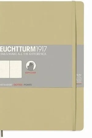 Beperkte Voorraad Leuchtturm1917 soft cover B5 dotted sand