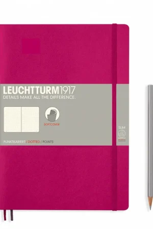 Leuchtturm1917 soft cover B6+ dotted berry Alleen Vandaag