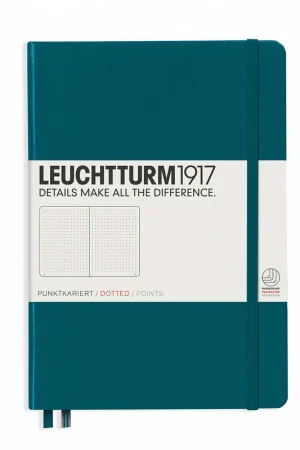 Leuchtturm1917 medium – dotted – pacific Fabrieksprijs