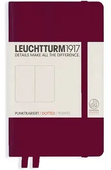 Nieuw Leuchtturm1917 pocket dotted port red