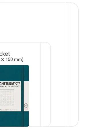 Leuchtturm1917 pocket dotted pacific green Bestseller