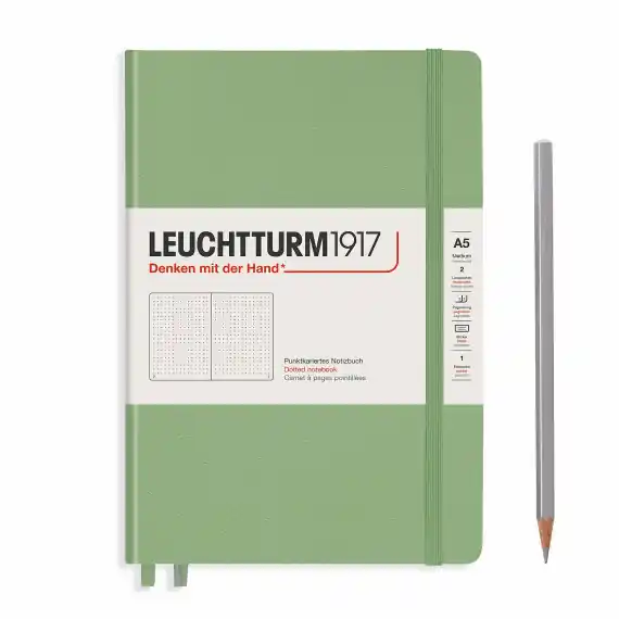 Uitverkoop Leuchtturm1917 medium – dotted – MC sage